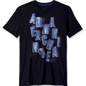 Armani Exchange Black T-Shirt Large